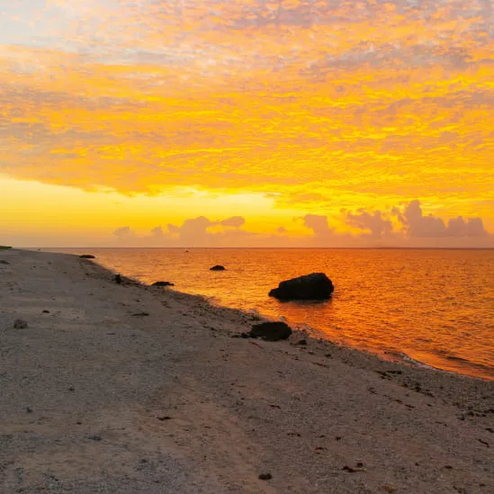 石垣島 白保の貸切ゲストハウス236　朝日