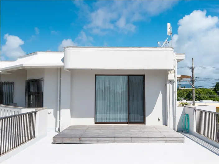 石垣島のゲストハウス236　バルコニー